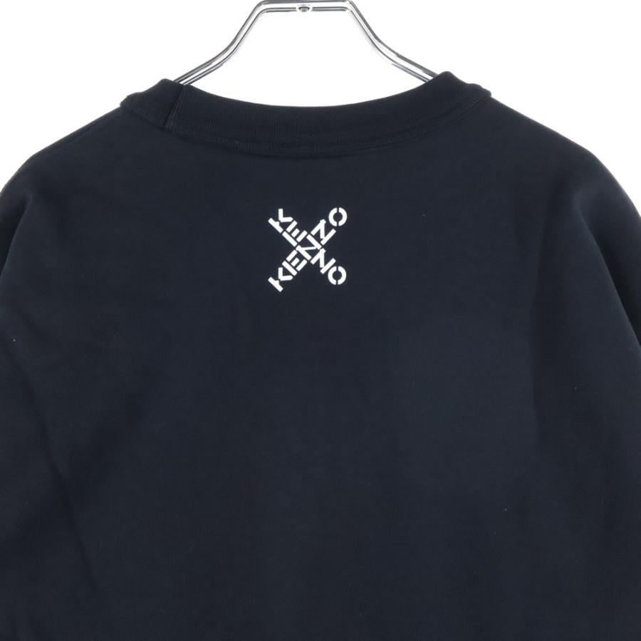 KENZO（ケンゾー） クロス ロゴ プリント スウェット トレーナー