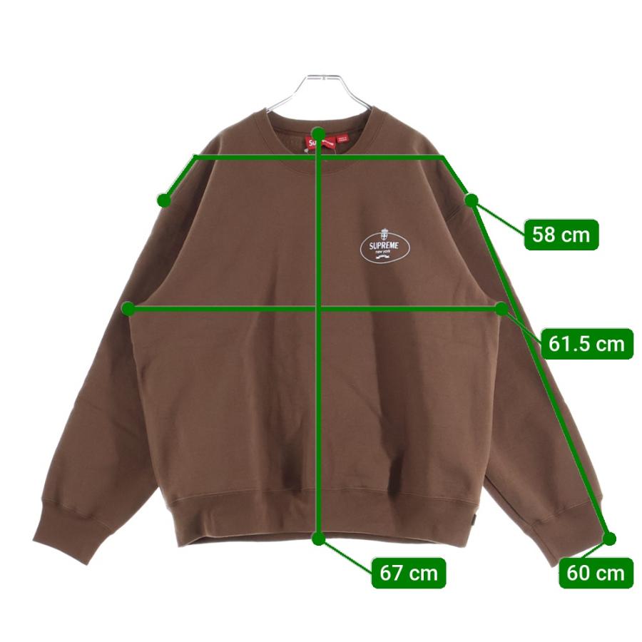 Supreme（シュプリーム） 24AW Crest Crewneck クレストロゴプリント