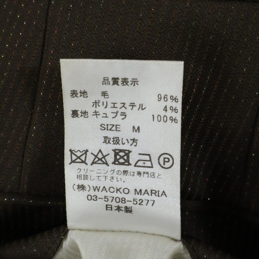 WACKO MARIA（ワコマリア） DORMEUIL / GLITTER PLEATED TROUSERS TYPE