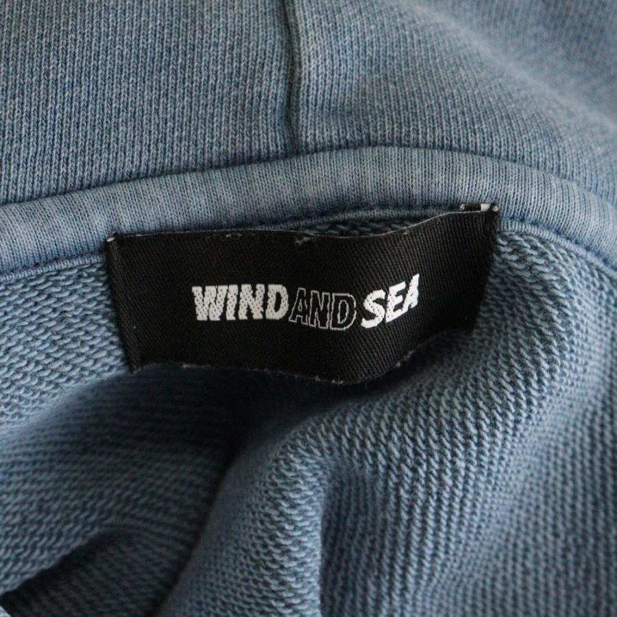 WIND AND SEA（ウィンダンシー） フロントロゴ刺繍 プルオーバー