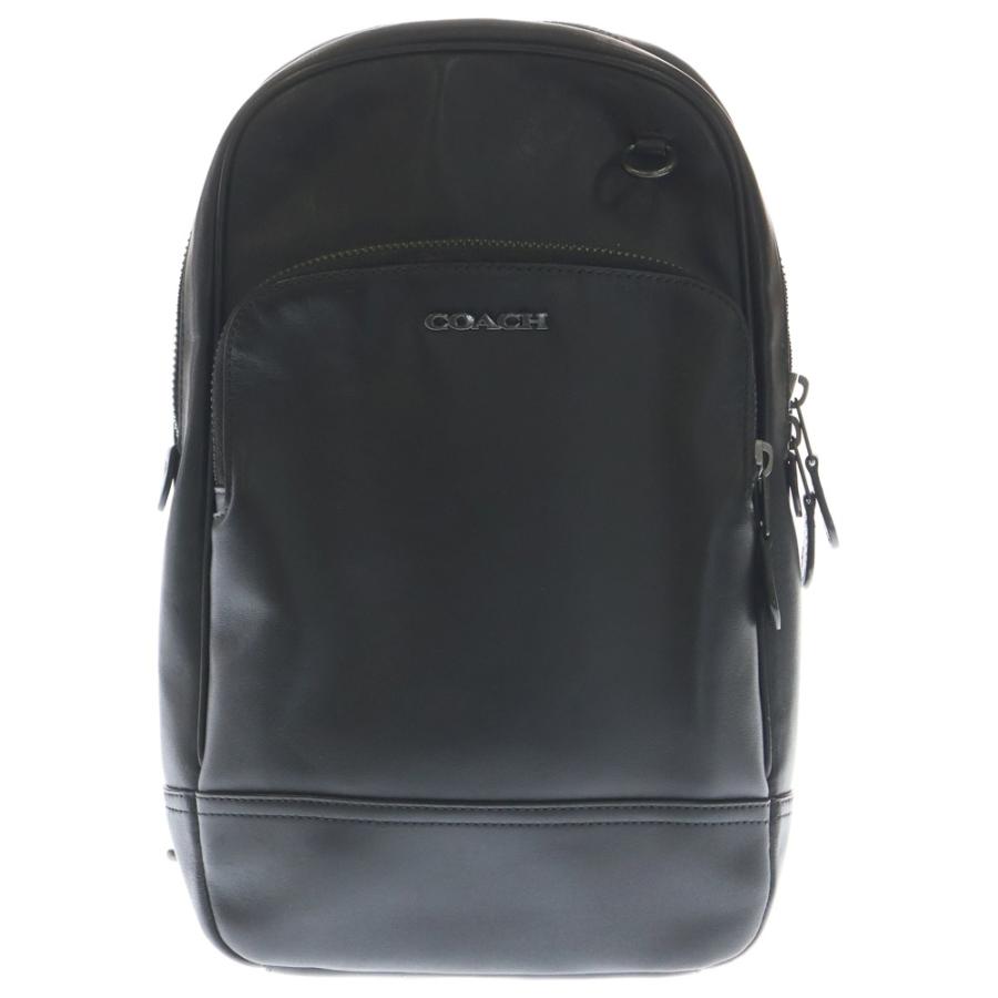 COACH（コーチ） グラハム ロゴプレートデザイン レザー ショルダー