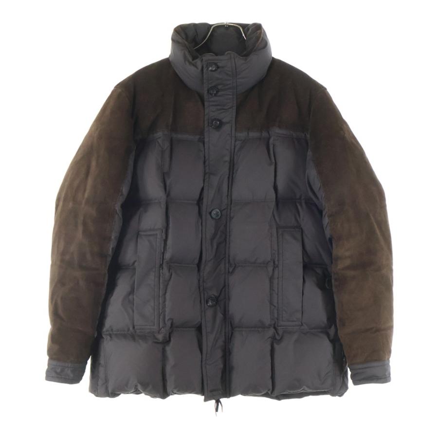 MONCLER（モンクレール） レザー切り替え ダブルポケット ジップアップ