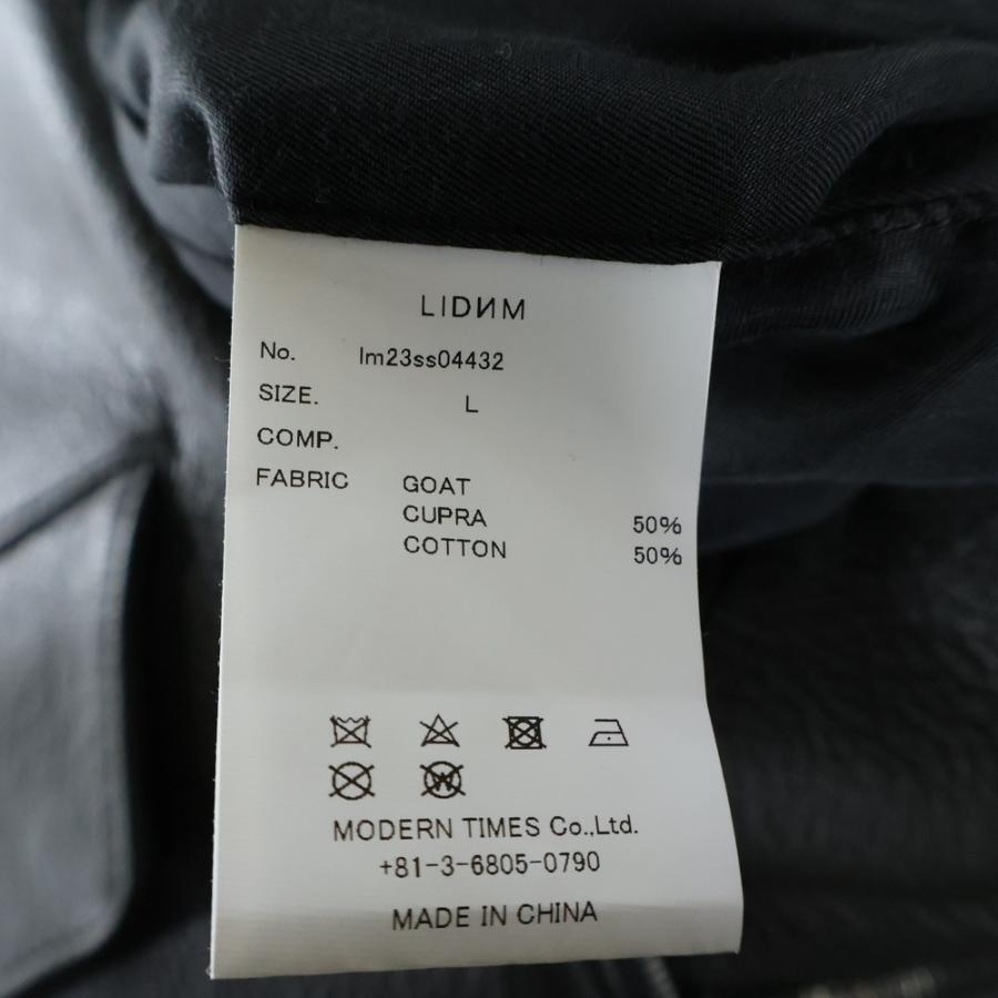 LIDnM（リドム） 23SS VINTAGE GOAT RIDING BLOUSON マルチ