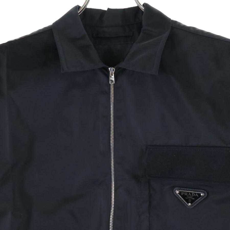 PRADA（プラダ） 24SS Triangle Logo Re-Nylon Zip Up Jacket