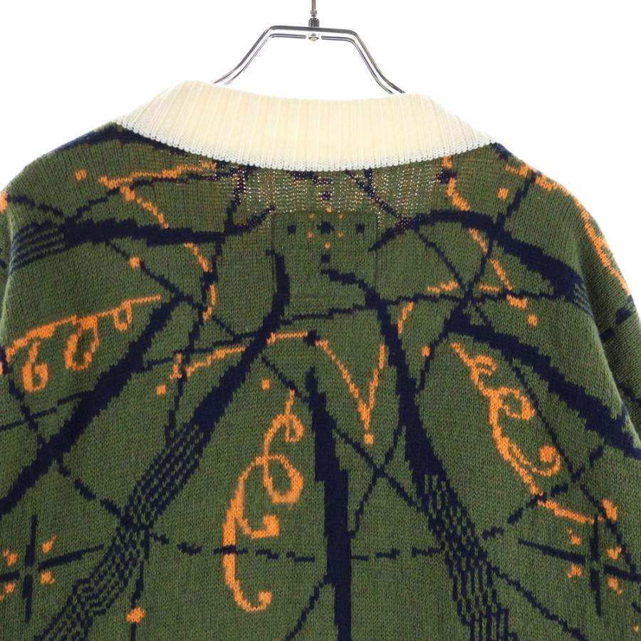 sacai（サカイ） 20AW ×Dr.Woo ドクターウ 総柄 ジップアップ クルー 