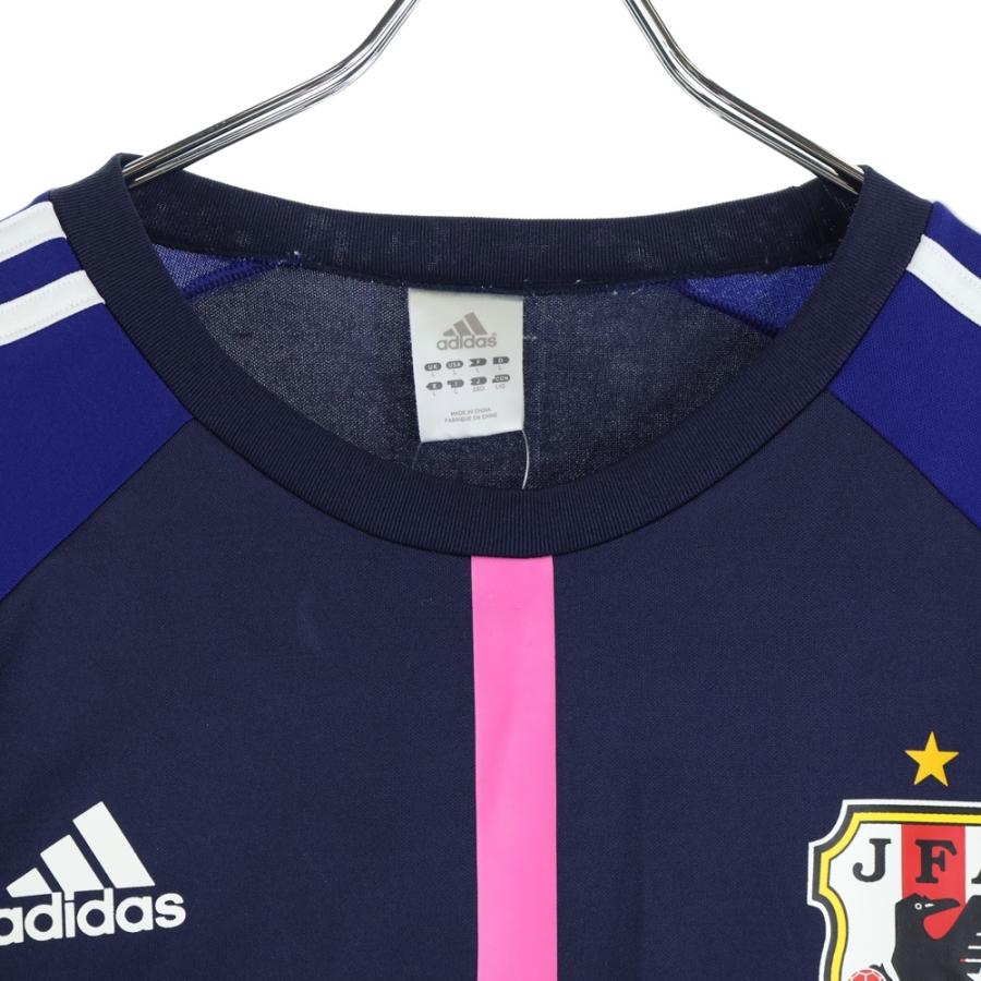 adidas フットボールシャツ　サッカー ネイビー　Lサイズ adidas（アディダス） JFA 日本代表 2012 なでしこジャパン サッカー
