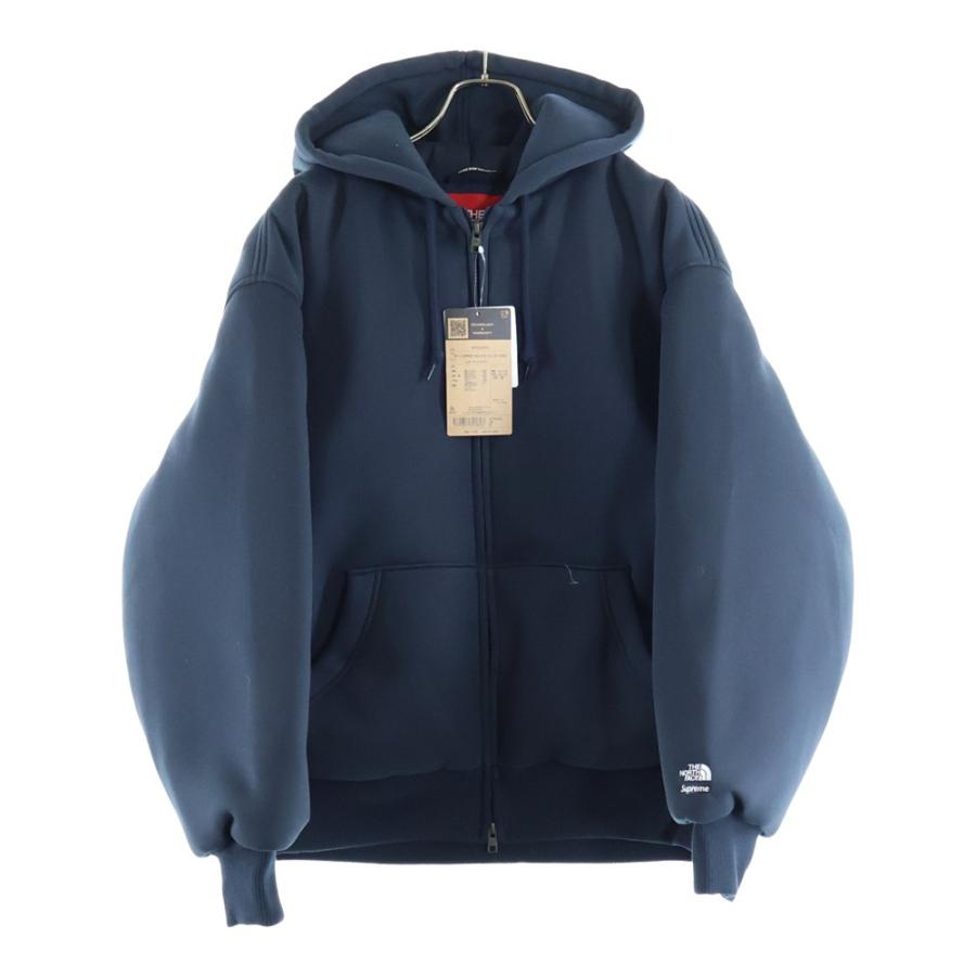 24 Supreme ネイビー フード付きパーカー Supreme（シュプリーム） 24AW ×ノースフェイス ダウンフィルド ジップ