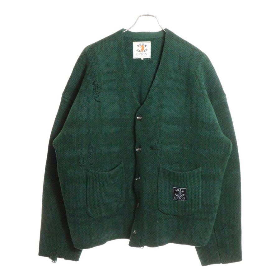 UNION ユニオン ×BORN X RAISED DISTRESSED CARDIGAN ボーン