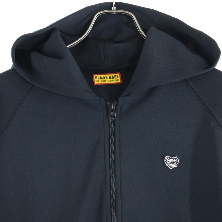【まりお】M ヒューマンメイド BLACKジップアップフーディー HUMAN MADE】☆Human Made Zip-Up Hoodie Black☆送料・関税込 (HUMAN