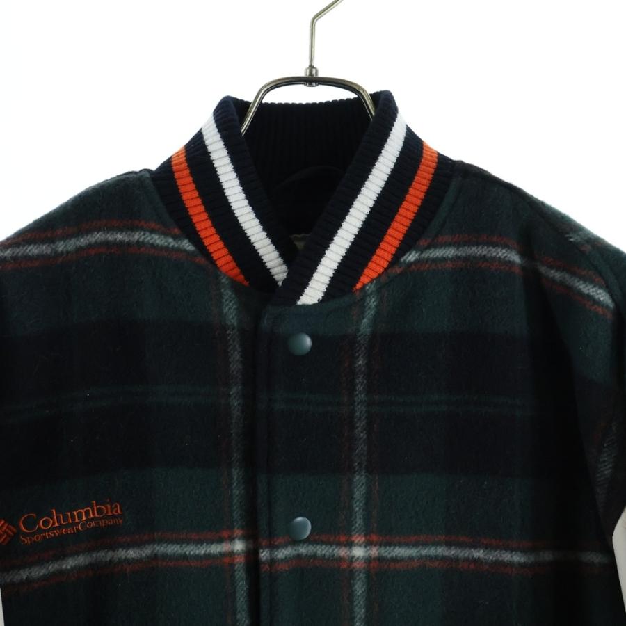 Columbia（コロンビア） 袖レザー ウール スタジャン スタジアム