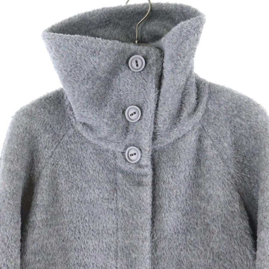 Max Mara（マックスマーラ） 6ボタン ハイネック アルパカ シャギー