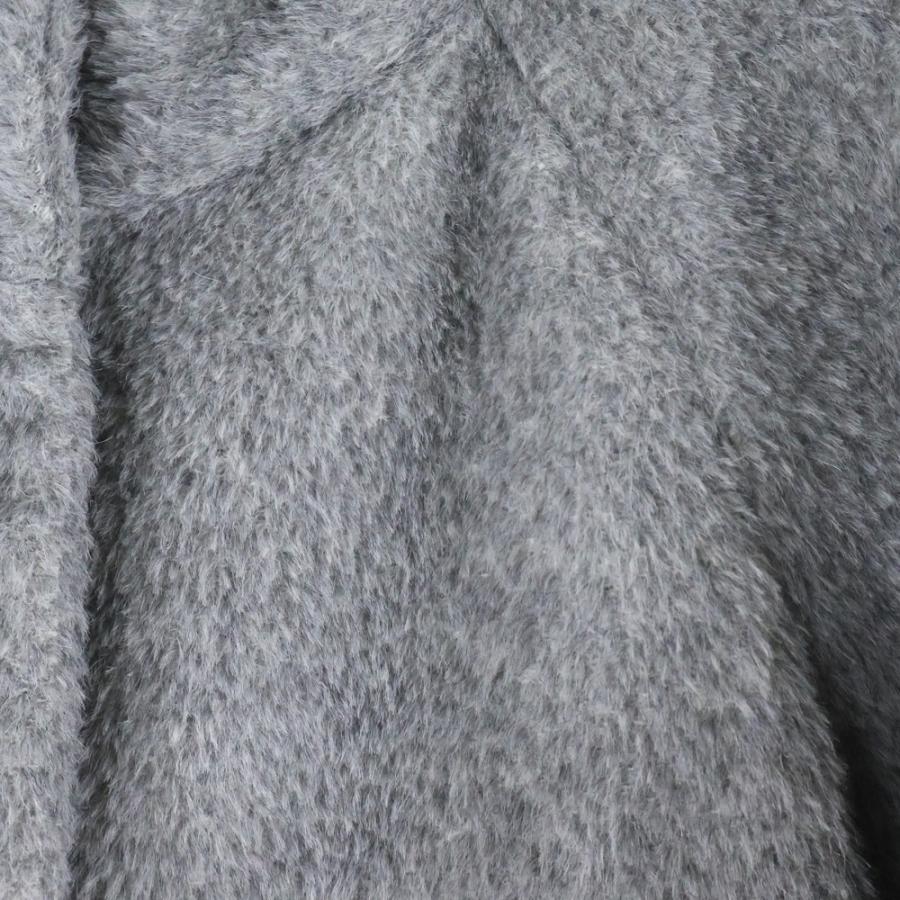 Max Mara（マックスマーラ） 6ボタン ハイネック アルパカ シャギー