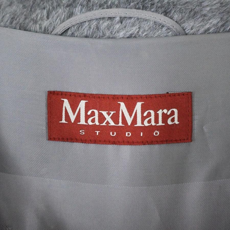 Max Mara（マックスマーラ） 6ボタン ハイネック アルパカ シャギー