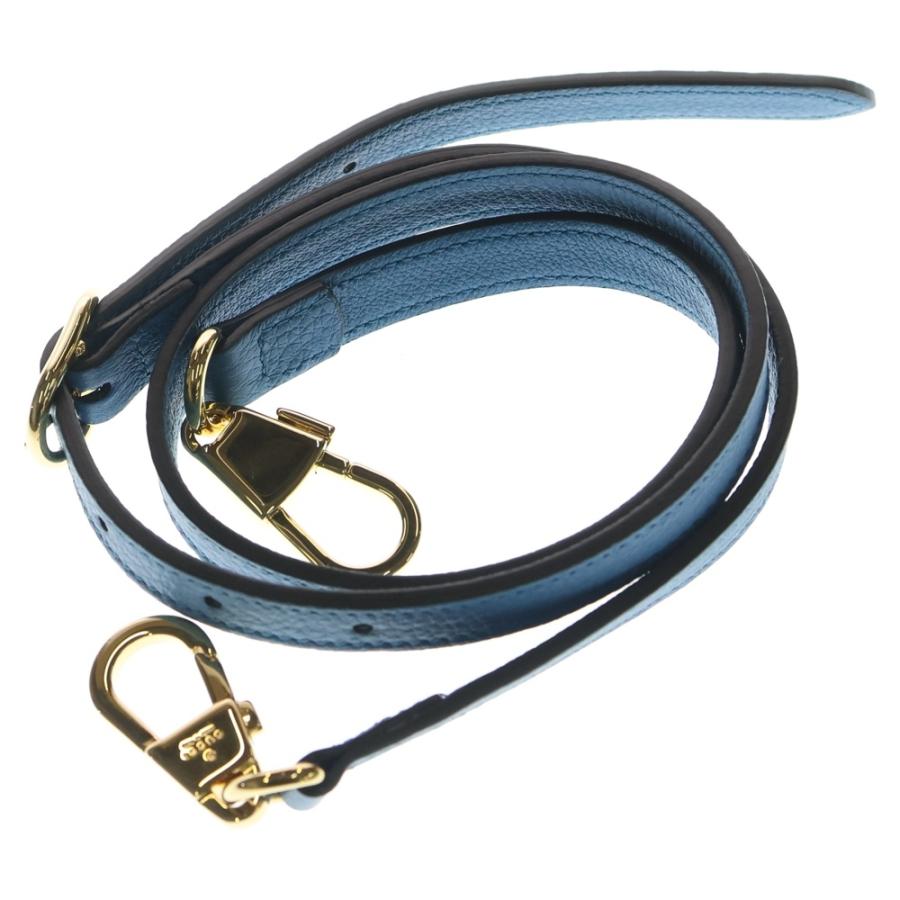 GUCCI グッチ ロゴエンボス レザー ラージトートバッグ ブルー 674837