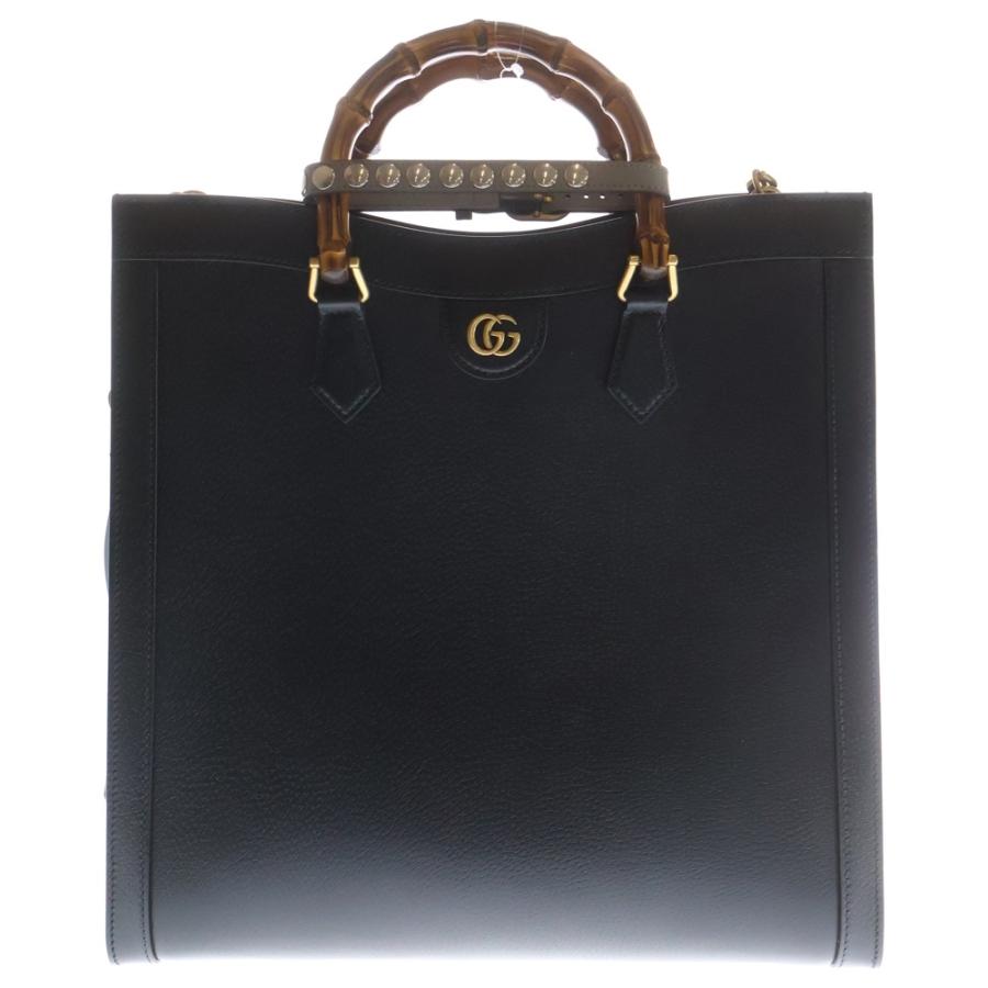GUCCI（グッチ） ダイアナ レザー トートバッグ スタッズショルダー