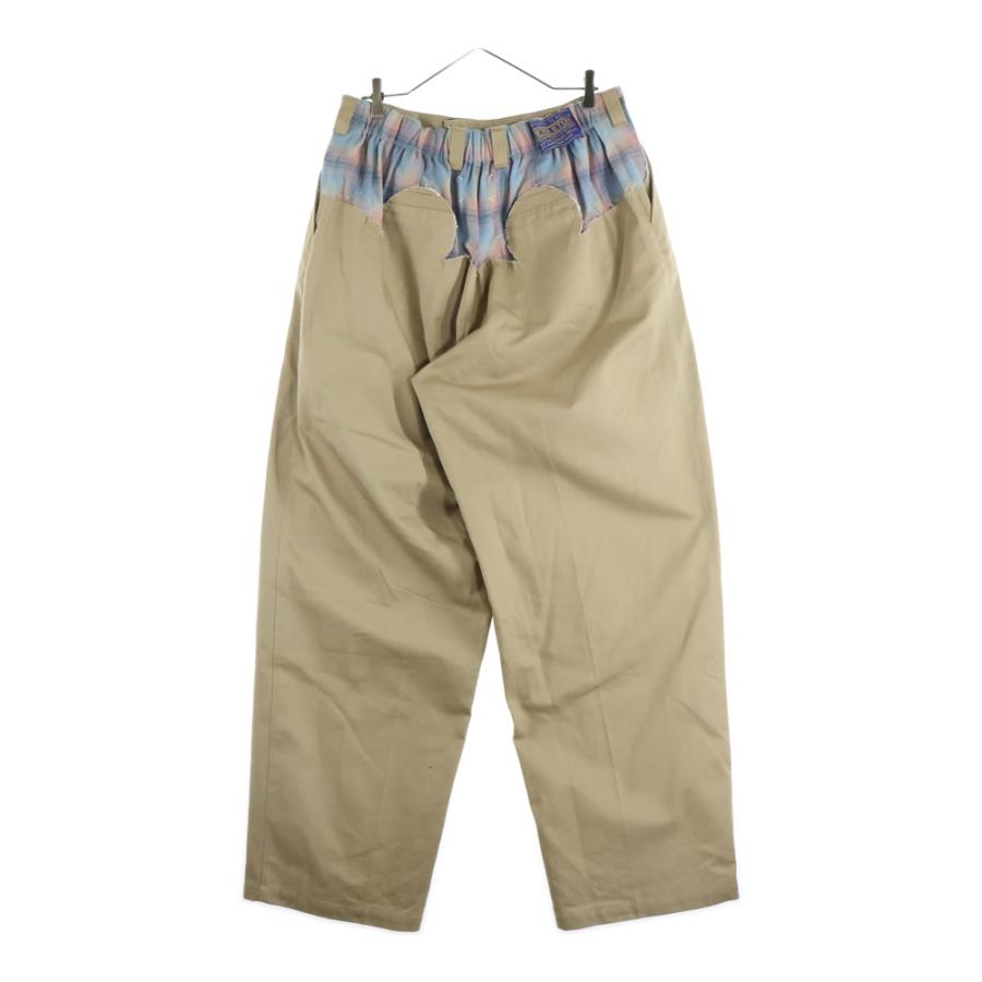 Maison Margiela（メゾンマルジェラ） 23AW チェック切替ワークパンツ