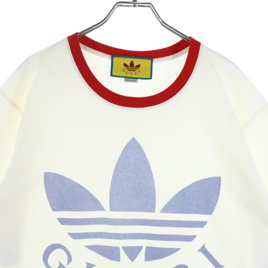 GUCCI（グッチ） ×adidas アディダス トレフォイルロゴ トリムTシャツ
