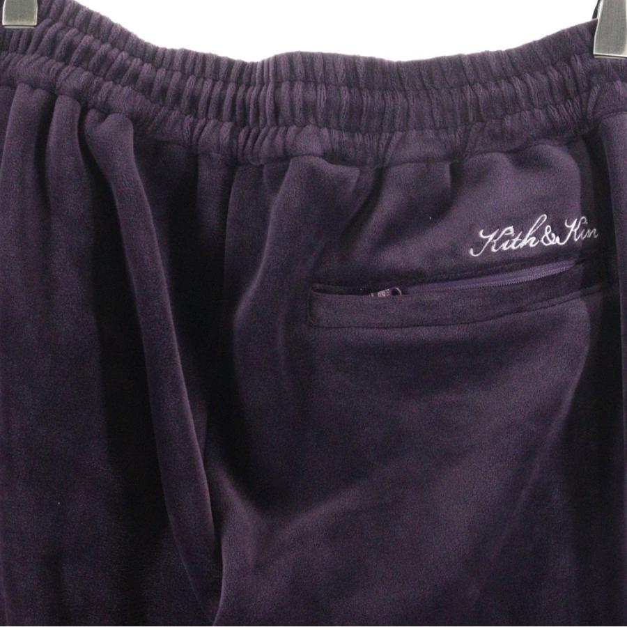 KITH（キス） 21AW Velour Williams Pants ベロア パンツ パープル