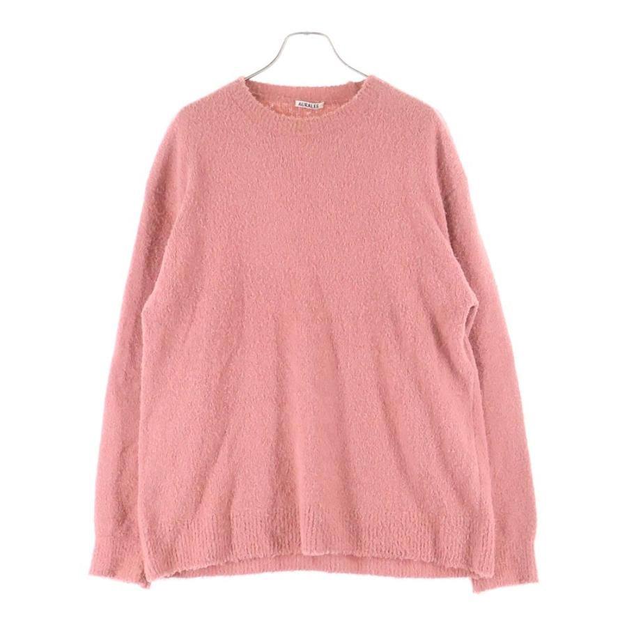AURALEE ピンク ニットベスト サイズ2 Auralee Women's Brushed Super
