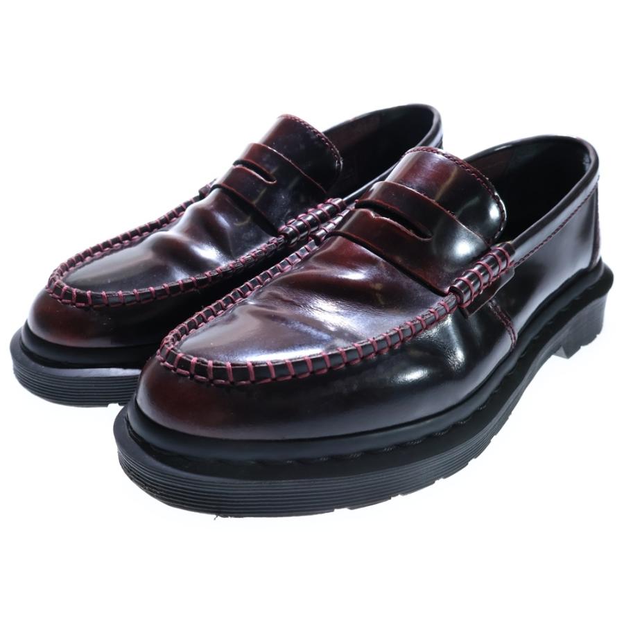 Dr.Martens ドクターマーチン MIE PENTON ペントン レザーコインローファー ワインレッド 41977200_1