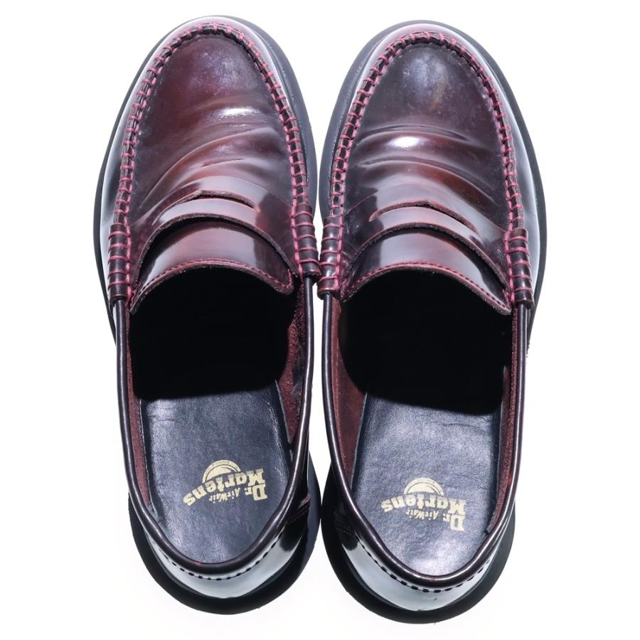 Dr.Martens ドクターマーチン MIE PENTON ペントン レザーコインローファー ワインレッド 41977200_3