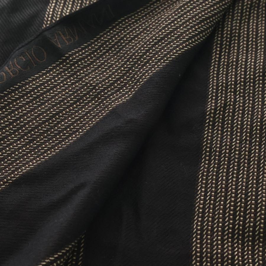 GIORGIO ARMANI ジョルジオアルマーニ ストライプ ウールシルク