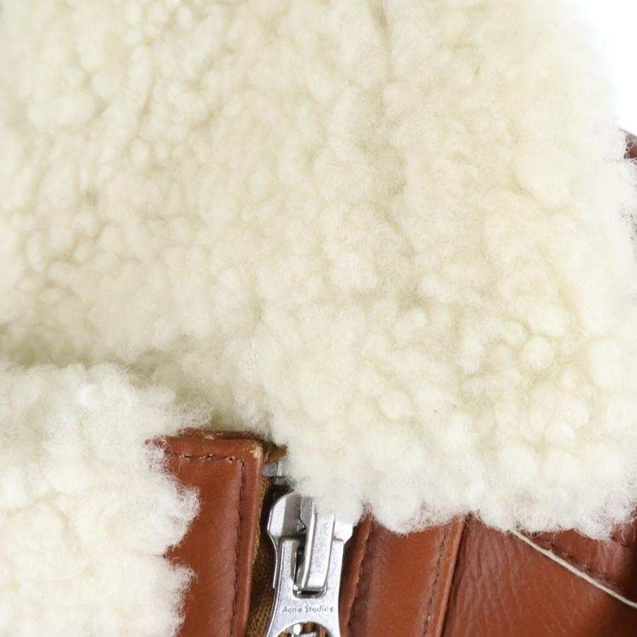Yam追加送料込み　ACNE ムートン ライダース 38 ベージュ 中古・古着通販】Acne studios (アクネ ストゥディオス) Velocite