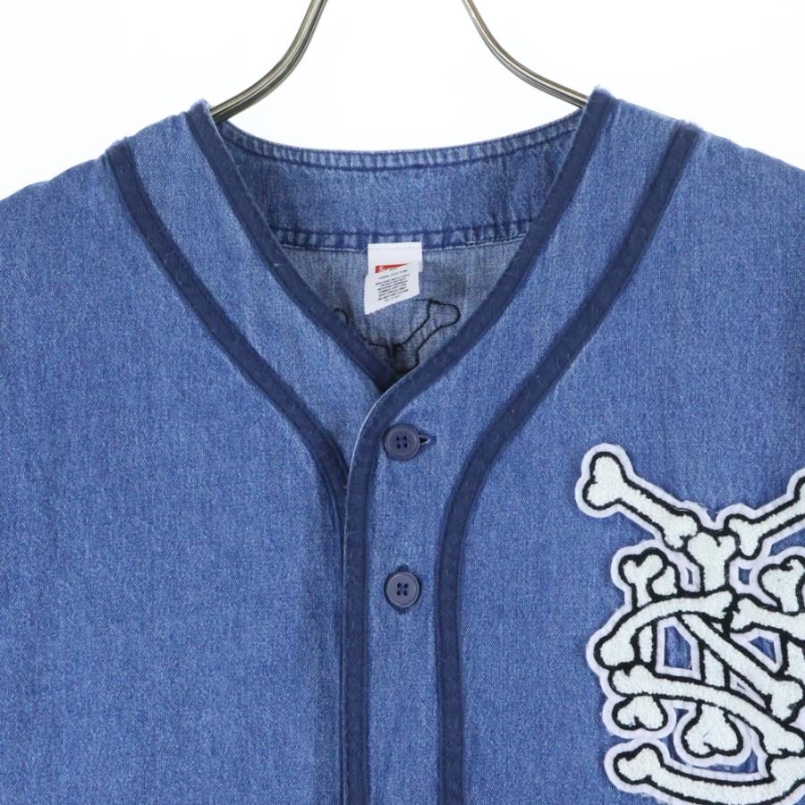 Supreme（シュプリーム） 21SS Patches Denim BaseballJersey パッチ