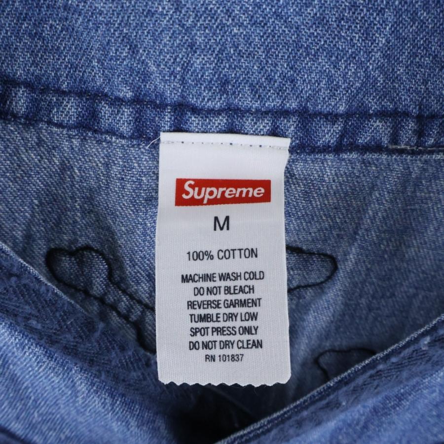 Supreme（シュプリーム） 21SS Patches Denim BaseballJersey パッチ