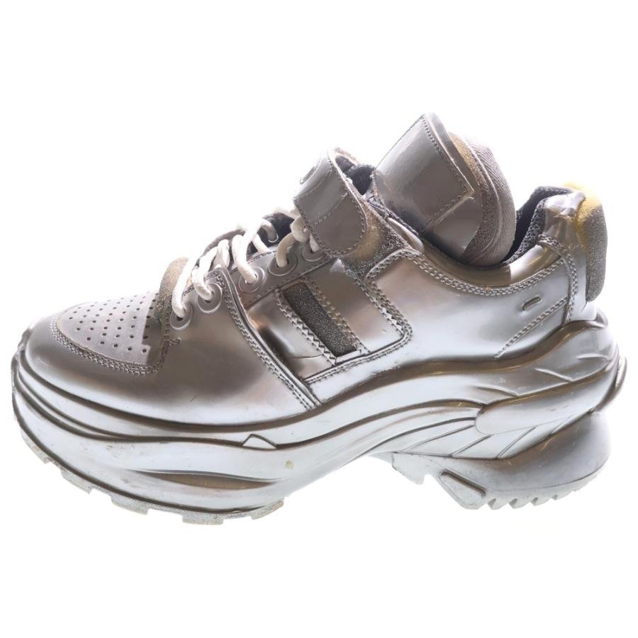 大人気商品★メゾンマルジェラ レトロフィットスニーカー メタリックシルバー Maison Margiela（メゾンマルジェラ） レトロ フィット メタリック