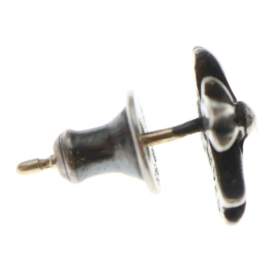 クロムハーツ　No2 CH CRS/CHクロススタッド　ピアス(あんしん鑑定済) クロムハーツ No2 CH CRS⁄CHクロススタッド ピアス(あんしん鑑定済