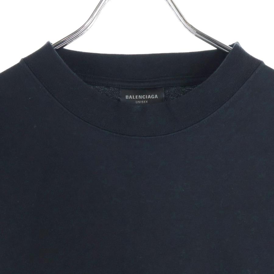 BALENCIAGA オーバーサイズ Tシャツ ブラック BALENCIAGA - OPTICAL Tシャツ / オーバーサイズ / ブラック / ユニ