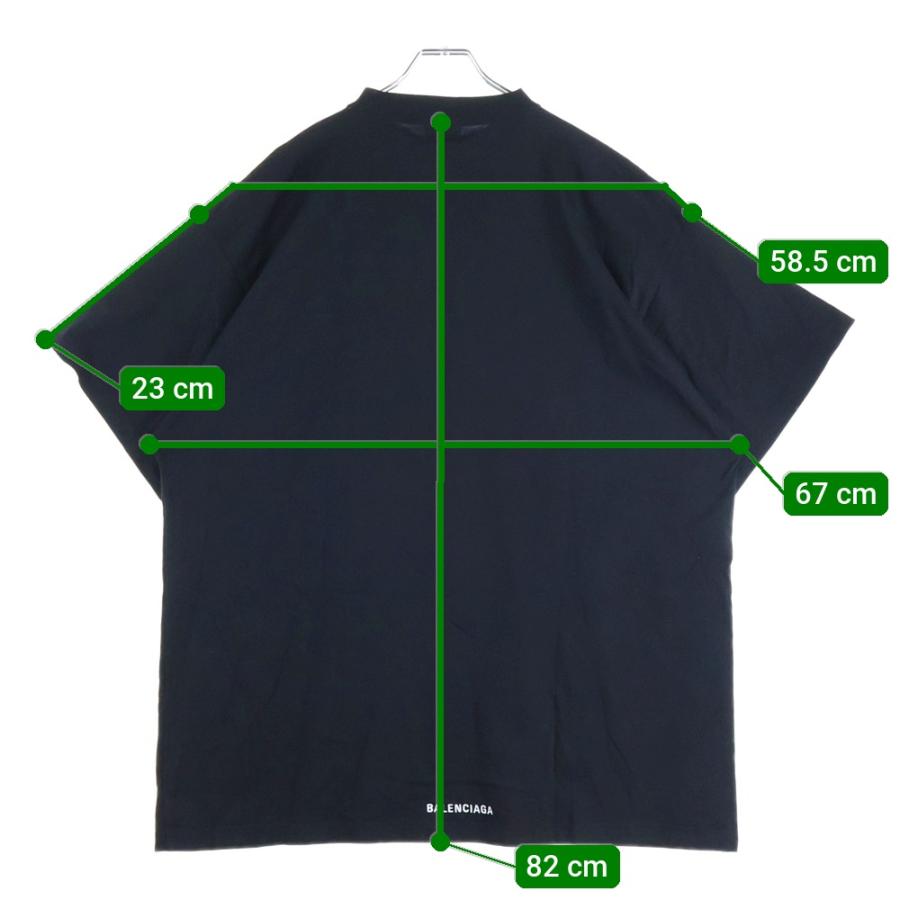 BALENCIAGA（バレンシアガ） 裾ロゴ オーバーサイズ 半袖Tシャツ