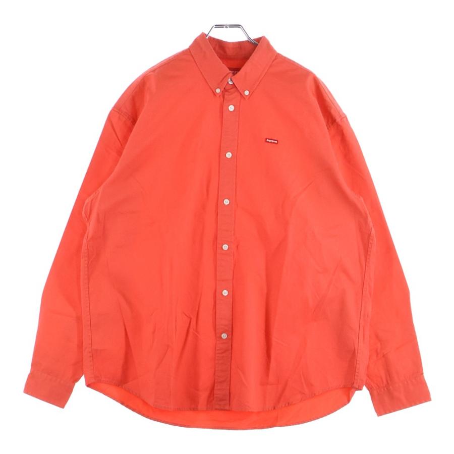 シュプリーム 23AW スモールボックス コットンツイル 長袖シャツ M