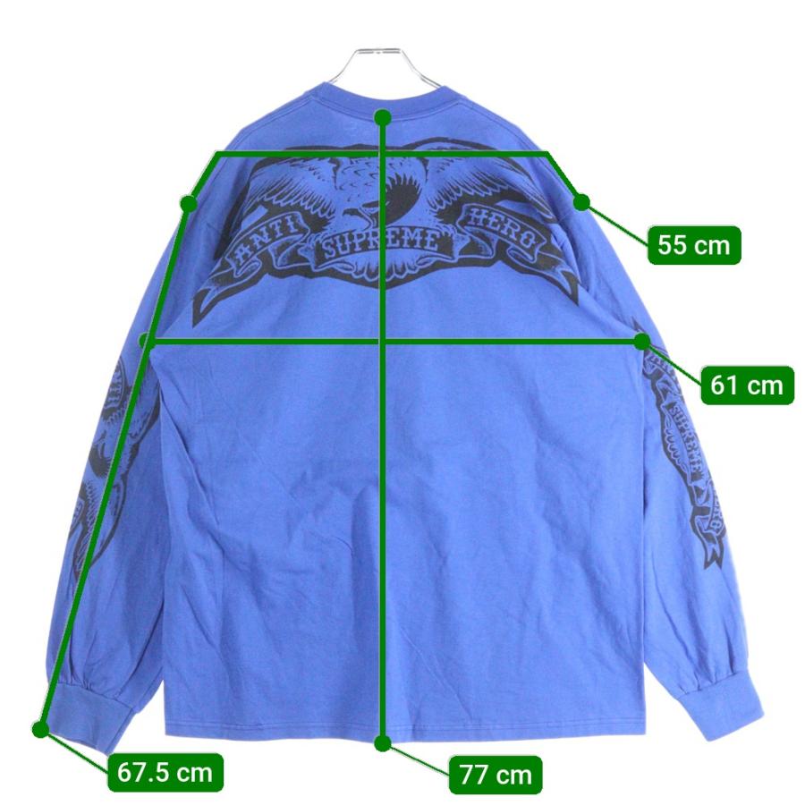 Supreme（シュプリーム） 25AW ×ANTIHERO Eagle L/S Tee エンタイ