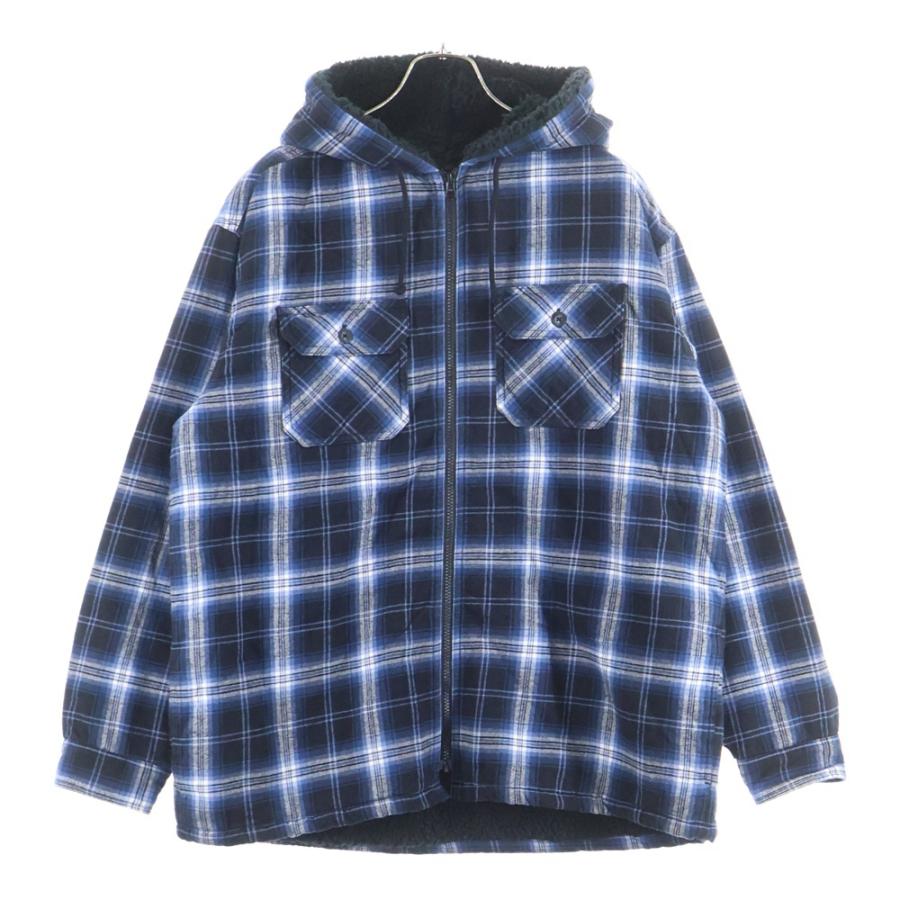 ジャケット・アウター supremeThermal Lined Zip Up FlannelShirt Supreme（シュプリーム） 25AW Lined Zip Up Hooded Flannel Shirt
