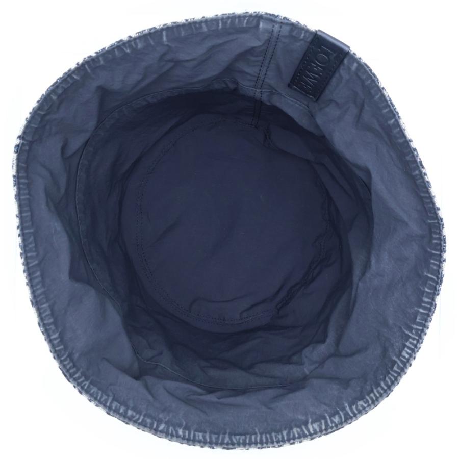 LOEWE（ロエベ） リバーシブルバケットハット グレー×ネイビー