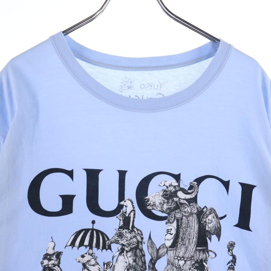 GUCCI（グッチ） ×ヒグチユウコ ロゴプリント半袖Tシャツ カットソー