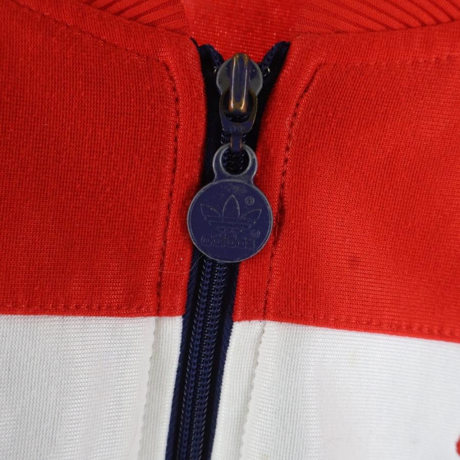 adidas（アディダス） 80S VINTAGE ロゴ刺繍 ジップアップトラック