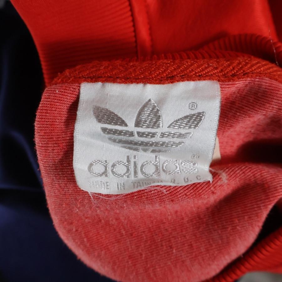adidas（アディダス） 80S VINTAGE ロゴ刺繍 ジップアップトラック