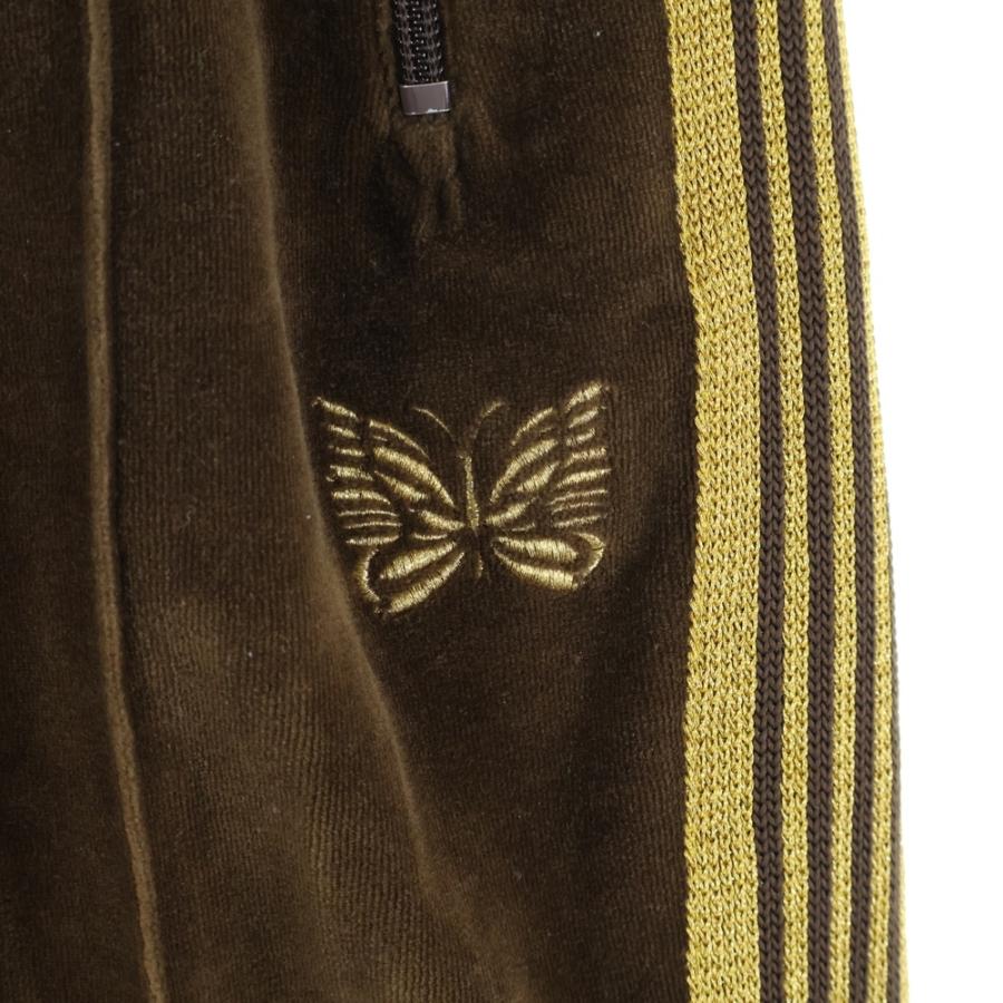 Needles（ニードルス） NARROW TRACK PANT VELOUR ナロー サイドライン
