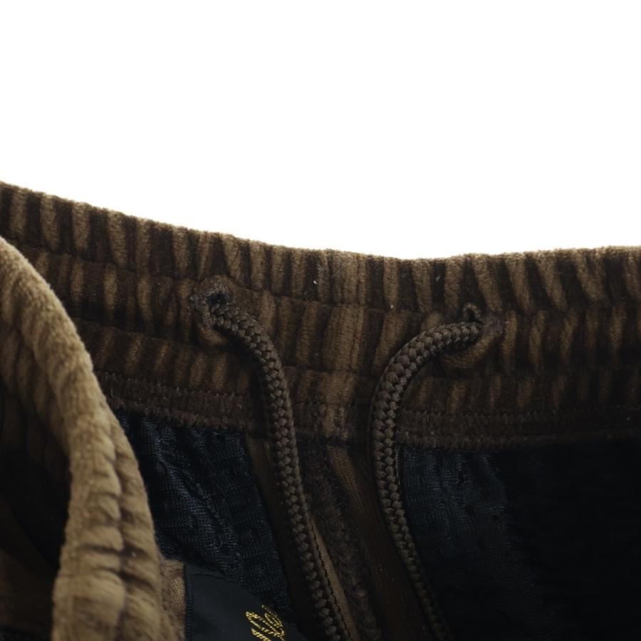 Needles ニードルス NARROW TRACK PANT VELOUR ナロー サイドライン ドローストリング ベロア トラックパンツ ブラウン DI179 Needles（ニードルス） NARROW TRACK PANT VELOUR ナロー サイドライン