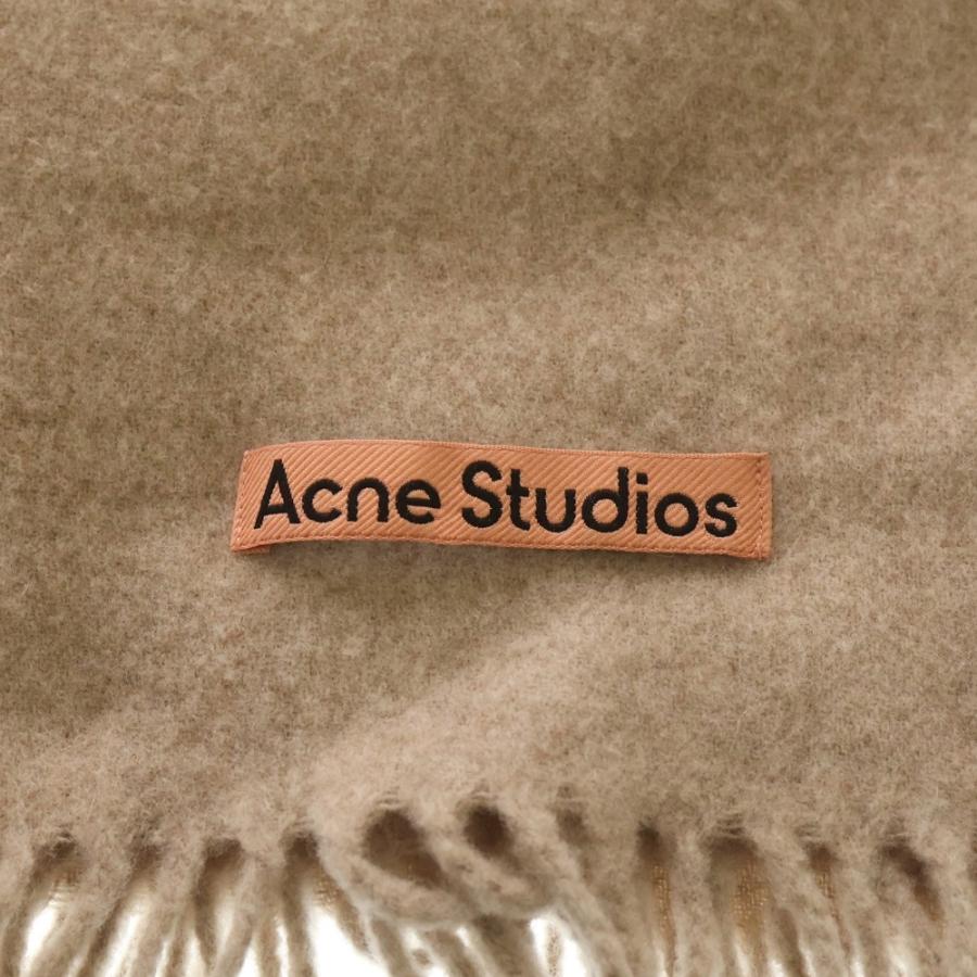 Acne Studios アクネ ストゥディオズ イタリア製 フリンジウールスカーフ マフラー ベージュ CA0209 ACNE（アクネ） ACNE STUDIOS アクネストゥディオス マフラー ストール
