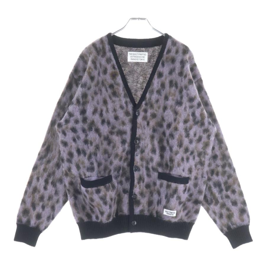 WACKO MARIA（ワコマリア） LEOPARD JACQUARD MOHAIR KNIT CARDIGAN