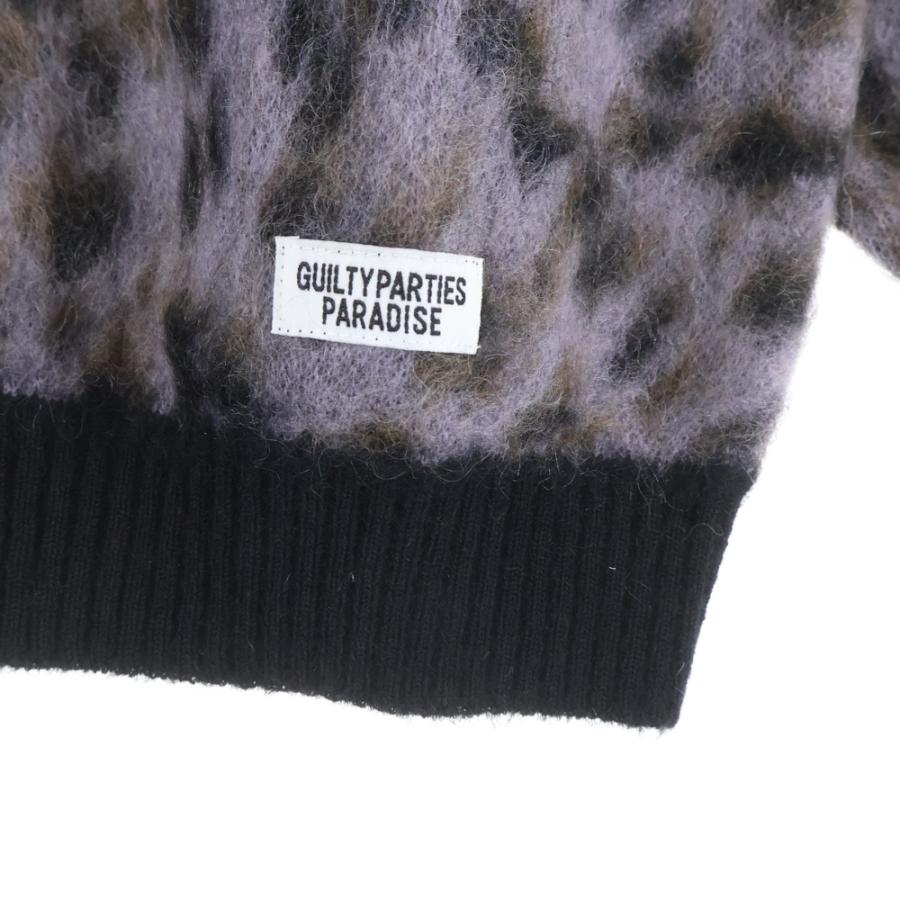 WACKO MARIA（ワコマリア） LEOPARD JACQUARD MOHAIR KNIT CARDIGAN