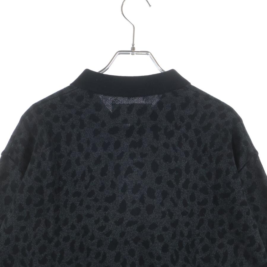 WACKO MARIA（ワコマリア） 23AW LEOPARD KNIT POLO SHIRT レオパード