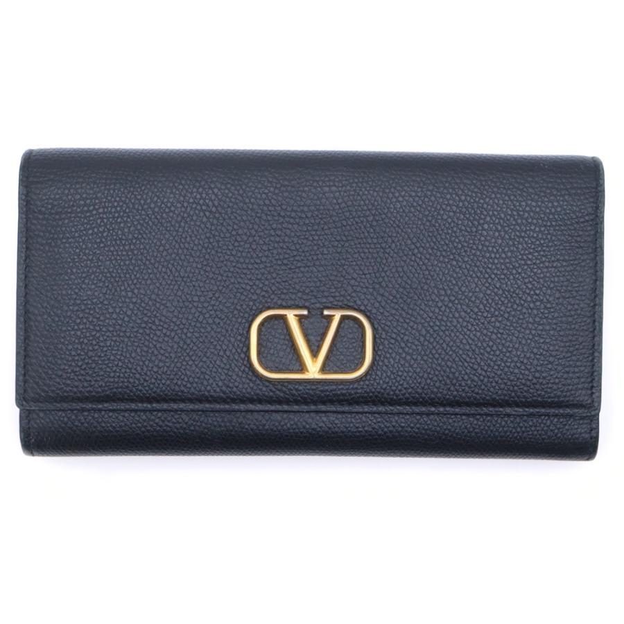 ☆美品☆VALENTINO シグネチャー Vロゴ マネークリップ カーフレザー