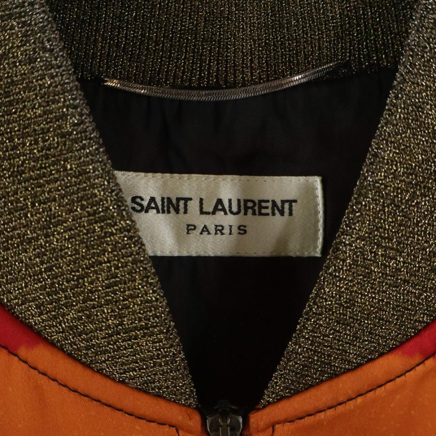 SAINT LAURENT PARIS サンローランパリ 16SS パームツリー サテン