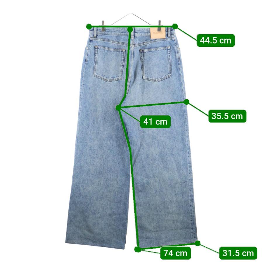 LOEWE（ロエベ） WIDE LEG JEANS IN DENIM ワイドレグ デニム バギー