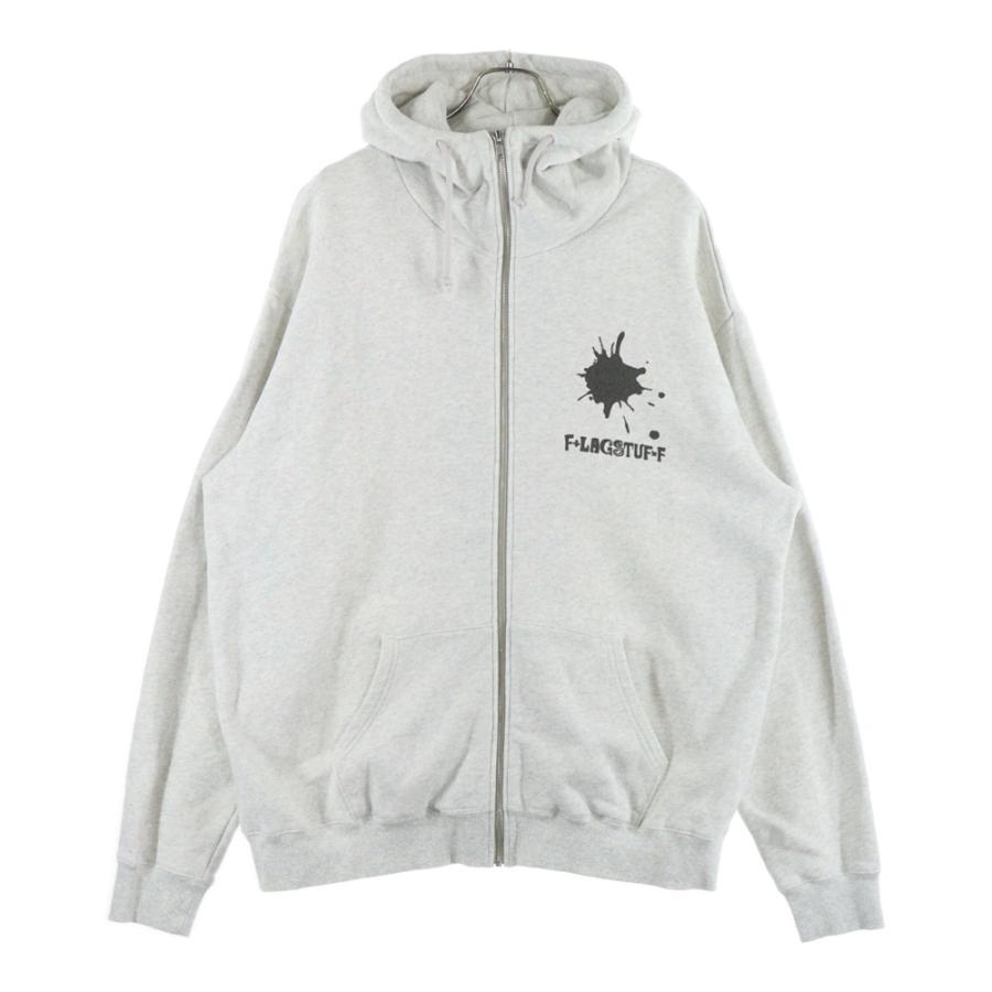 F-LAGSTUF-F（フラグスタフ） 23AW F/Z HOODIE ロゴプリント ジップ 